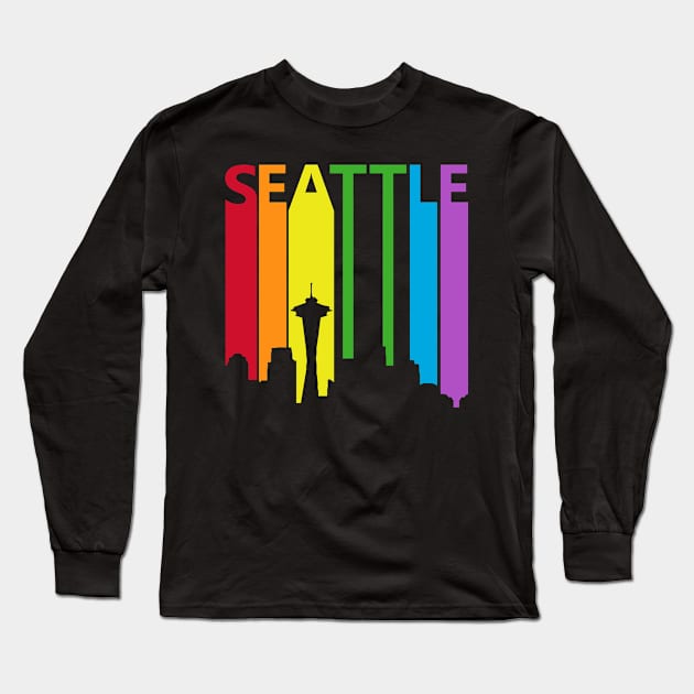 Seattle LGBT Gay Pride Long Sleeve T-Shirt by GWENT